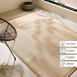 Ocean Home Textile 160x230 cm Leke Tutmaz İç Dış Mekan Bej Renk Balıksırtı Halı Kilim
