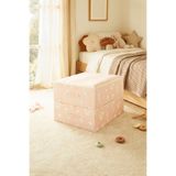 Ocean Home Textile 2 Adet Çocuk Odası Deniz Kızı Baza Altı Valiz Düzenleyici Destekli Kutu Hurç 31x38x12