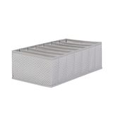 Ocean Home Textile 22x41.5x12 cm 7 Bölmeli Gri Balıksırtı Çekmece Düzenleyici