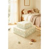 Ocean Home Textile 2'li Çocuk Odası Dinozor Destekli Kutu Hurç 31 x 38 x 12 + 45 x 55 x 18 cm - Mint Yeşili - 2 Adet
