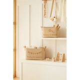 Ocean Home Textile 2'li Çocuk Odası Jüt Keten Kumaş Sepet Set 1 Adet 24 X 17 X 14 / 1 Adet 30 X 21 X 18 Cm