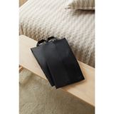 Ocean Home Textile 2'li Siyah Fileli Oxford Kumaş Ayakkabı Düzenleyici Organizer Dolap İçi Seyahat Taşıma Çantası Ayakkabı Hurcu 22x40x9