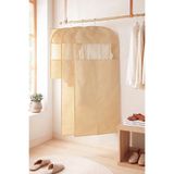 Ocean Home Textile 3 Adet Bej Balıksırtı Elbise Kılıfı Takım Elbise Kılıfı Kıyafet Taşıma Kılıfı Gamboç 60x135