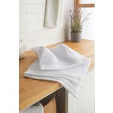 Ocean Home Textile 3 Adet Beyaz Fermuarlı Ayakkabı Çamaşır Yıkama Filesi Torbası 35x40