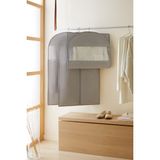 Ocean Home Textile 3 Adet Gri Balıksırtı Elbise Kılıfı Takım Elbise Kılıfı Kıyafet Taşıma Kılıfı Gamboç 60x100 cm