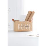 Ocean Home Textile 30x21x18 cm Home Sweet Home Jüt Sepet