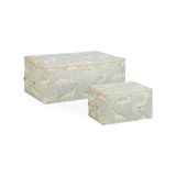 Ocean Home Textile 30x22x18 / 52x28x21 cm 2'li Çocuk Odası Dinozor Hurç Set