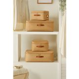 Ocean Home Textile 30x22x18 / 52x28x21 cm 4'lü Jüt 2 Adet Hurç Set