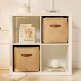 Ocean Home Textile 30x30x30 cm Ocean Home Textie 2'li Jüt Sepet Set