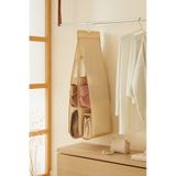 Ocean Home Textile 30x97 cm Bölmeli Bej Balıksırtı Çanta Düzenleyici