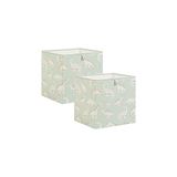 Ocean Home Textile 33x30x33 cm 2'li Çocuk Odası Dinozor Kutu Set