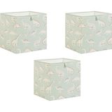 Ocean Home Textile 33x30x33 cm 3'lü Çocuk Odası Dinozor Kutu Set