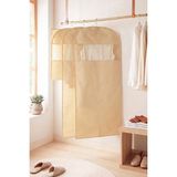 Ocean Home Textile 3'lü Bej Balıksırtı Elbise Kılıfı Set 60 x 135 cm - 3 Adet