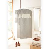 Ocean Home Textile 3'lü Gri Balıksırtı Elbise Kılıfı Set 60 x 135 cm