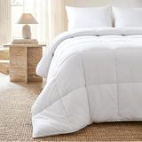 Ocean Home Textile 3'lü%100 Pamuk Kumaş Kaz Tüyü Konforunda Saten Biyeli Mikrojel Çift Kişilik Yastık Yorgan Seti 1 Adet 195 x 215/2 Adet 50 x 70 cm