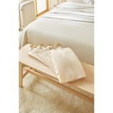 Ocean Home Textile 4 Adet Bej Balıksırtı Ayakkabı Düzenleyici Organizer Dolap İçi Seyahat Taşıma Çantası Ayakkabı Hurcu Set 22x40x9 cm