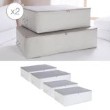 Ocean Home Textile 4 Lu Gri Renk Stuff Things Baza Alti Hurc Set