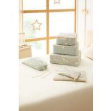 Ocean Home Textile 6'lı Çocuk Odası Dinozor Valiz Düzenleyici Bavul İçi Organizer Set