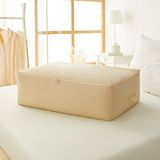 Ocean Home Textile 74x46x22 cm Mega Boy Bej Balıksırtı Baza Altı Hurç
