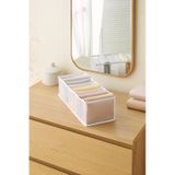 Ocean Home Textile 8 Bölmeli File Dolap Çekmece Içi Akordiyon Tipi Katlanır Çamaşır Düzenleyici Organizer