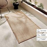 Ocean Home Textile 80x150 cm Leke Tutmaz İç Dış Mekan Bej Renk Balıksırtı Halı Kilim