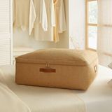 Ocean Home Textile Büyük Boy Jüt Baza Altı Hurç 62 X 46 X 22 Cm Bej