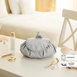 Ocean Home Textile Fonksiyonel Su İtici Leke Tutmaz Kumaş Düzenleyici Seyahat Tipi Makyaj Çantası 50 Cm Gri