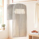 Ocean Home Textile Gri Balıksırtı Elbise Kılıfı 60 x 135 cm