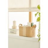 Ocean Home Textile Jüt, Dolap Içi Çamaşır Çocuk Odası Oyuncak Düzenleyici Katlanır Saklama Sepeti Organizer 24x17x14