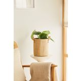 Ocean Home Textile Jüt Dolap İçi Çamaşır Çocuk Odası Oyuncak Düzenleyici Katlanır Saklama Sepeti Organizer Saksı 20x20