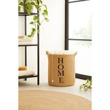 Ocean Home Textile Jüt Katlanır Kirli Çamaşır Dolap İçi Çocuk Odası Oyuncak Düzenleyici Saklama Sepeti 36x40 cm - 36 x 40 cm - Bej
