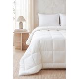 Ocean Home Textile Pamuklu Saten Biyeli Mikrojel Çift Kişilik Yorgan 195 x 215 cm