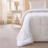 Ocean Home Textile Pamuklu Saten Biyeli Mikrojel Tek Kişilik Yorgan155 X 215 Cm Beyaz