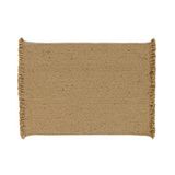 Ocean Home Textile Saçaklı Jüt Halat Çok Amaçlı Dekoratif İç Dış Kapı Önü Paspası 74x50 cm çap