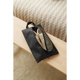 Ocean Home Textile Siyah Fileli Oxford Kumaş Ayakkabı Düzenleyici Organizer Dolap İçi Seyahat Taşıma Çantası Ayakkabı Hurcu 22x40x9
