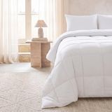Ocean Home Textile%100 Pamuk Kumaş Kaz Tüyü Konforunda Saten Biyeli Mikrojel Battal Boy Yorgan 235 x 215 cm