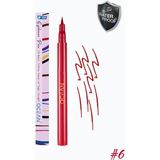 Ocean Kırmızı Eyeliner, Likit Kalem Eyeliner, Suya Dayanıklı, Yoğun Pigmentli - KIRMIZI