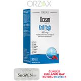 Ocean Krill Oil 30 Softjel Kapsül + Hap Kutusu HEDİYE