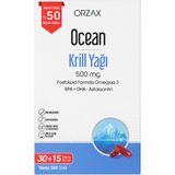 Ocean Krill Yağı Omega-3 500 mg 45 Kapsül Balık Yağı