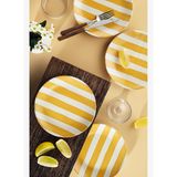 Ocean Line 4 Parça 20 Cm Pasta Tabağı Sarı