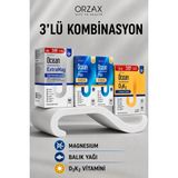 Ocean Magnesıum Balık Yağı ve D3K2 Vitamin 3 Lü Avantajlı Paket