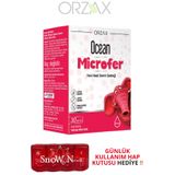 Ocean Microfer 30 ml Yeni Nesil Demir Desteği Oral Damla Takviye Edici Gıda + Günlük Kullanım Hap Kutusu HEDİYE