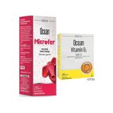 Ocean Microfer Şurup 250 Ml + Vitamin D3 600Iu Sprey 20 Ml