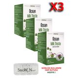 Ocean Milk Thistle 300 mg 30 Tablet 3 Adet ( 90 tablet ) + Hap Kutusu HEDİYE