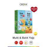 Ocean Multi Şurup 150 ml & Omega3 Şurup 150 ml - Portakal