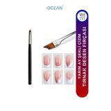 Ocean Nail Art Tırnak Kenar Temizleme Ve Düzeltme Fırçası Ebay-116