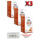 Ocean Nem Complex (Yumurta Kabuğu Zarı - Zerdeçal - Akgünlük Ekstreleri) 30 Tablet - 3 Adet (Toplam 90 Tablet) + Hap Kutusu Hediye