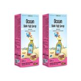 Ocean Omega 3 Karışık Meyve Aromalı 2x150 ml Şurup Balık Yağı