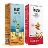 Ocean Omega 3 Portakal Aromalı 150 ml Balık Yağı + Imunol 150 ml Sıvı
