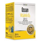 Ocean Orzax Ocean Vitamin D3 Sprey 600IU 20ml A-006727